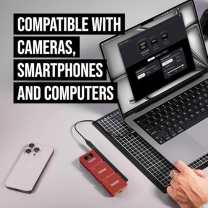 RDE Wireless Go Gen 3: Compact Wireless Mic – Close-up Detail