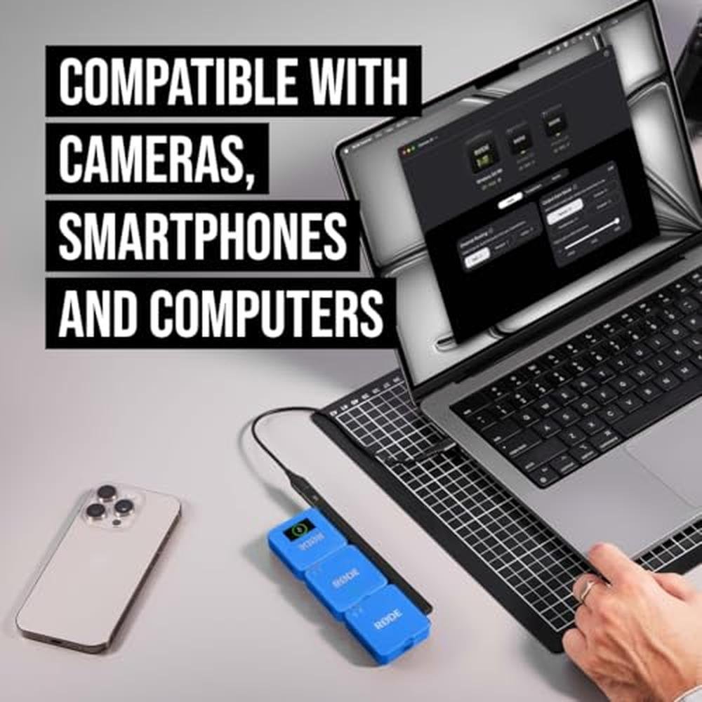 RDE Gen: RDE Wireless Go Gen 3 Compact Wireless Mic – Close-up Detail
