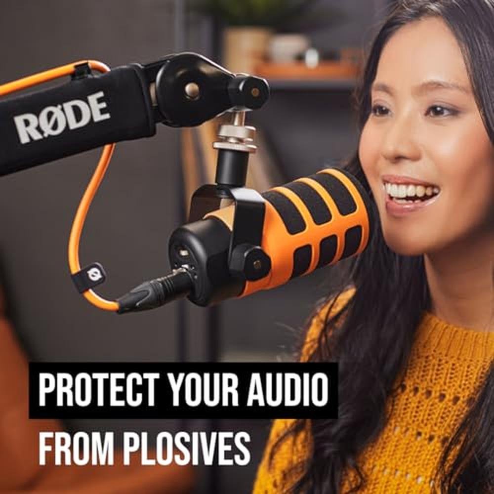 RDE WS14 Premium Pop Filter for PodMic and PodMic USB – Close-up Detail