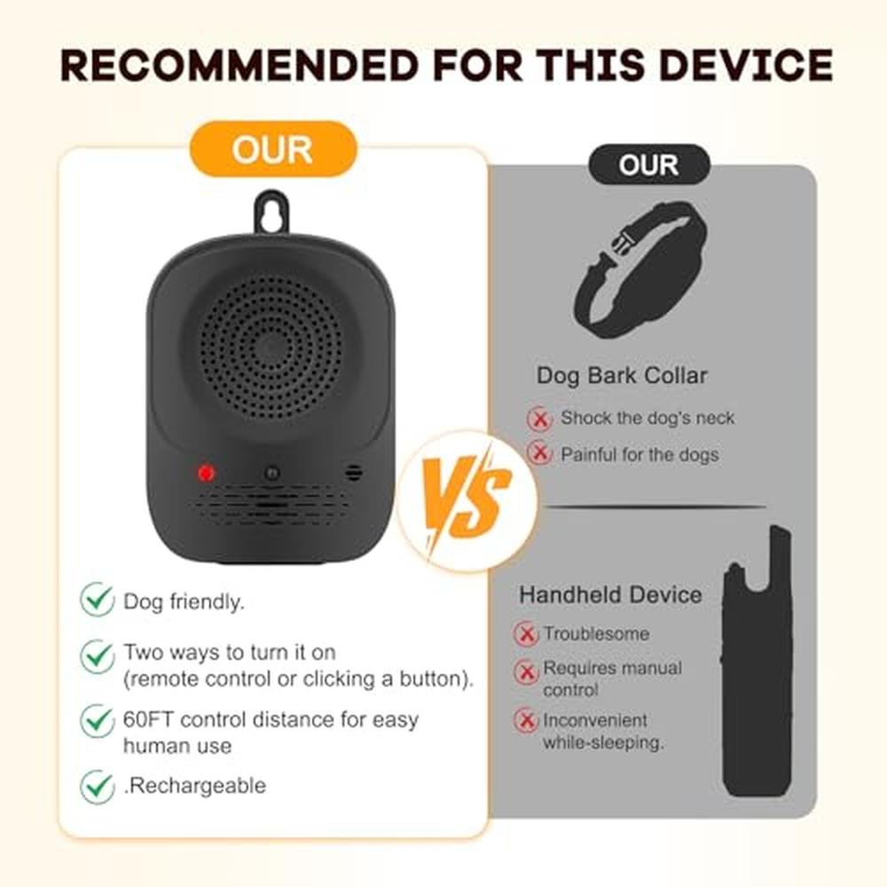 Device Anti Barking: Rechargeable Ultrasonic Dog Bark – Packaging