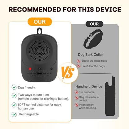 Device Anti Barking: Rechargeable Ultrasonic Dog Bark – Packaging