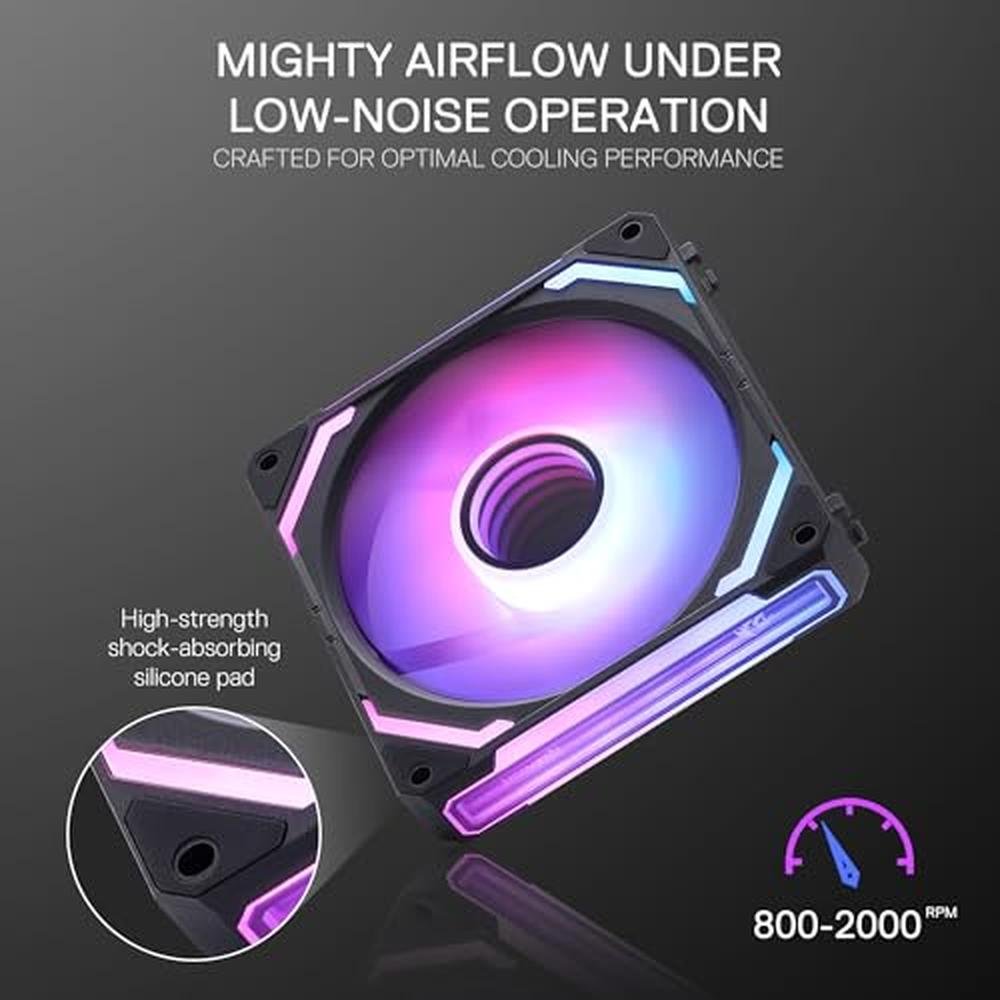Case Fan: Redragon GCF012 Standard 120mm PC Case Fan – Packaging