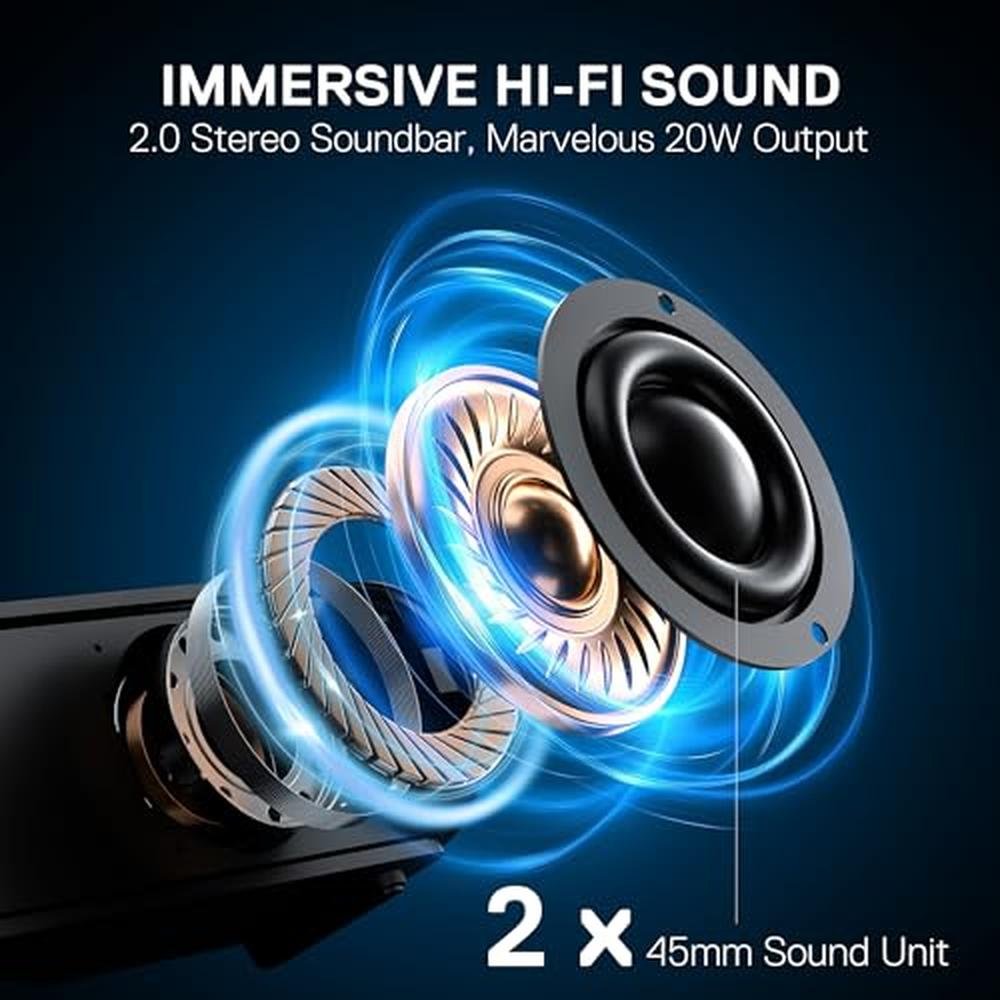 Redragon GS821 Soundbar: Redragon GS821 High-End Home – Side View