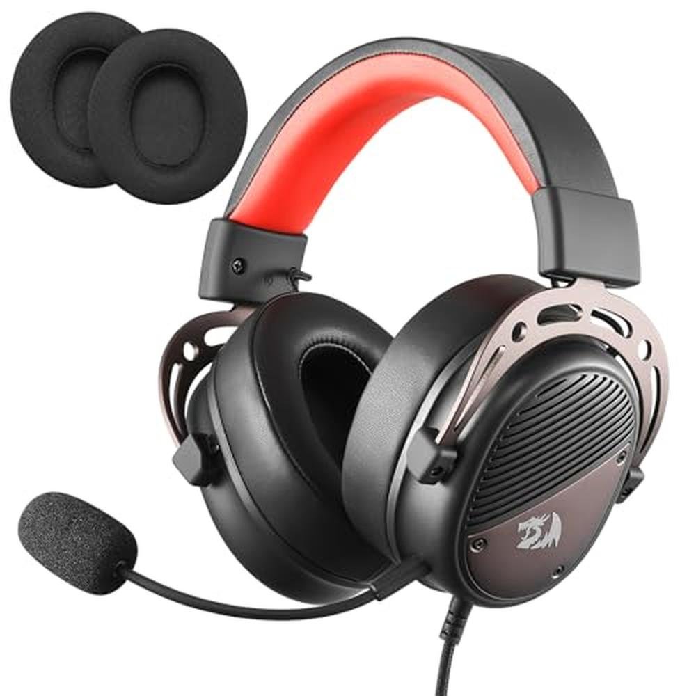 Gaming Headset: Redragon H730 USB Wired 53mm Drivers – Front View