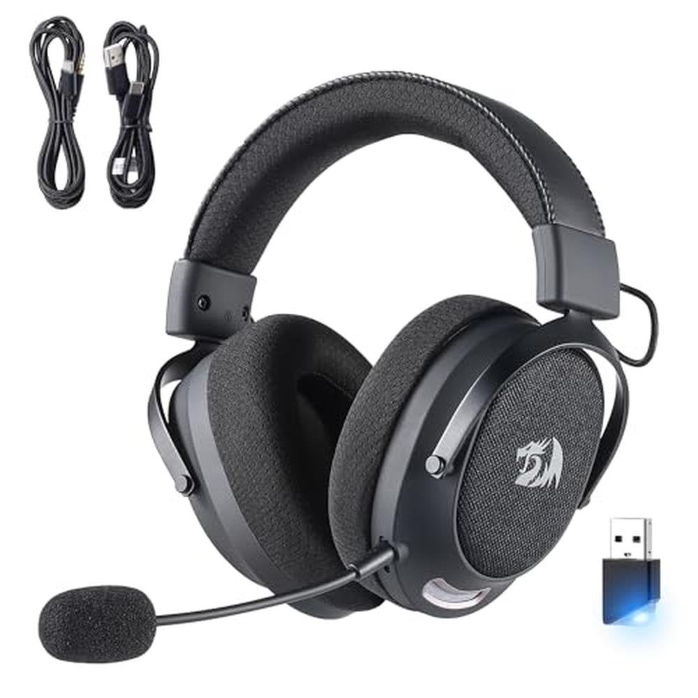Ear Redragon: Redragon H858 3-Mode Wireless Gaming Headset – Front View