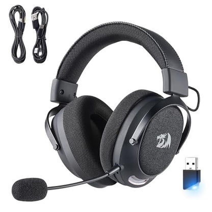 Ear Redragon: Redragon H858 3-Mode Wireless Gaming Headset – Front View