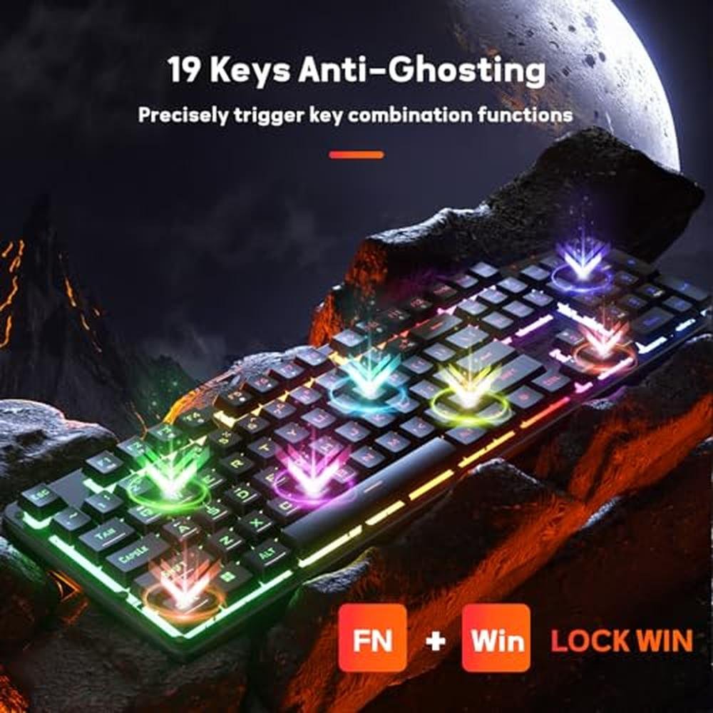 Gaming Keyboard Keys: Redragon K521 Upgrade Rainbow LED – Packaging