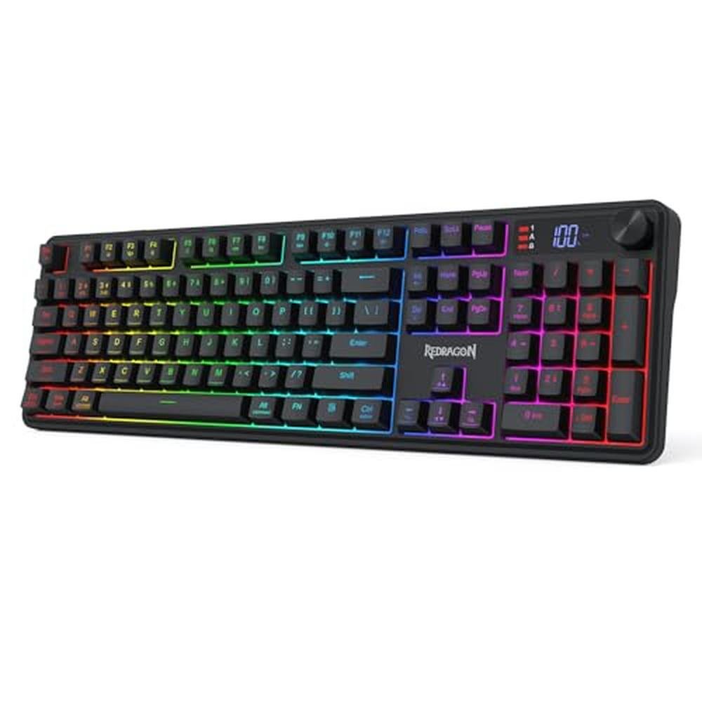Keyboard Redragon K526 PRO RGB Wireless – Front View