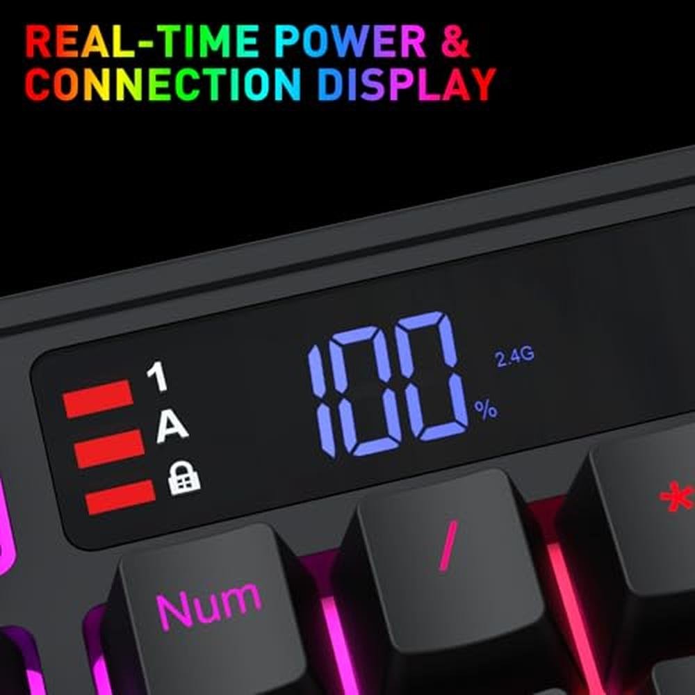 Keyboard Redragon K526 PRO RGB Wireless – In Use