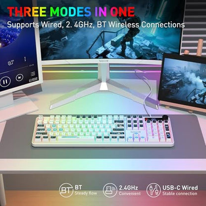 Keyboard Redragon: Redragon K526 PRO RGB Wireless Membrane – Close-up Detail