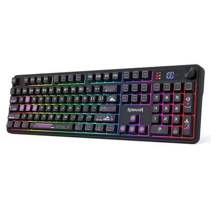 Gaming Keyboard: Redragon K526 PRO RGB Wireless Membrane – Front View