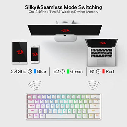 Keyboard Redragon: Redragon K530 Pro Draconic 60 Wireless – In Use