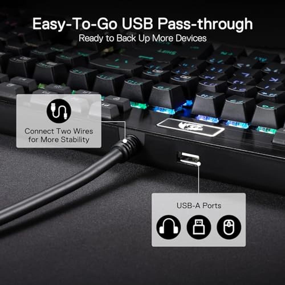 Keyboard Keys: Redragon K550 RGB Gaming Keyboard 104 Keys + – In Use