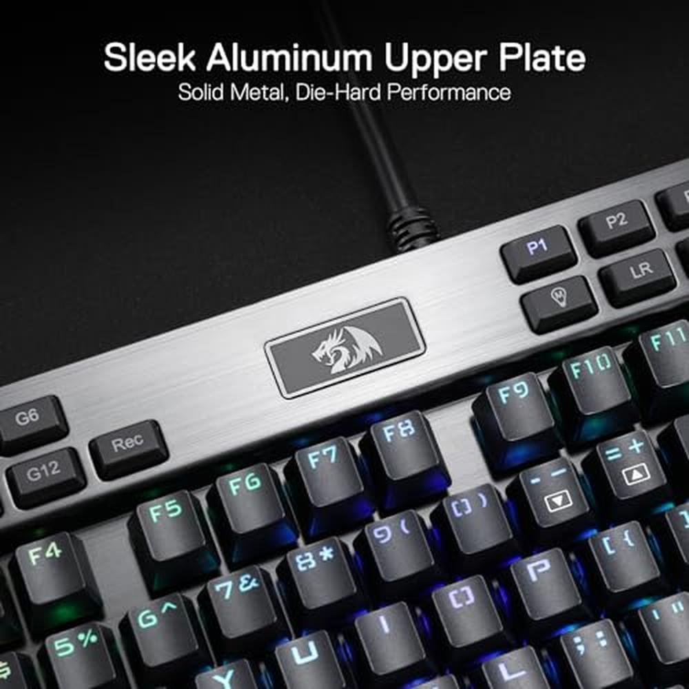 Keyboard Keys: Redragon K550 RGB Gaming Keyboard 104 Keys + – Packaging