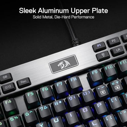 Keyboard Keys: Redragon K550 RGB Gaming Keyboard 104 Keys + – Packaging