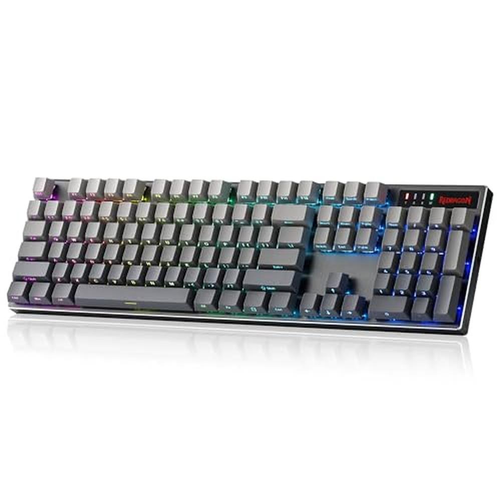 RGB Keyboard: Redragon K556 PRO 104 Keys Wireless Gaming – Front View