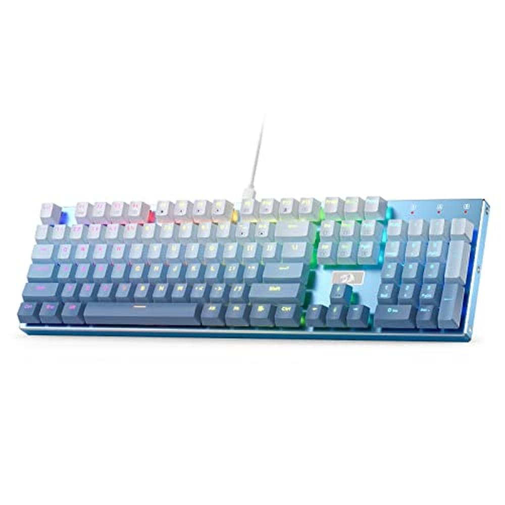 Redragon K556: Redragon K556 Pro RGB LED Backlit Wired – Front View