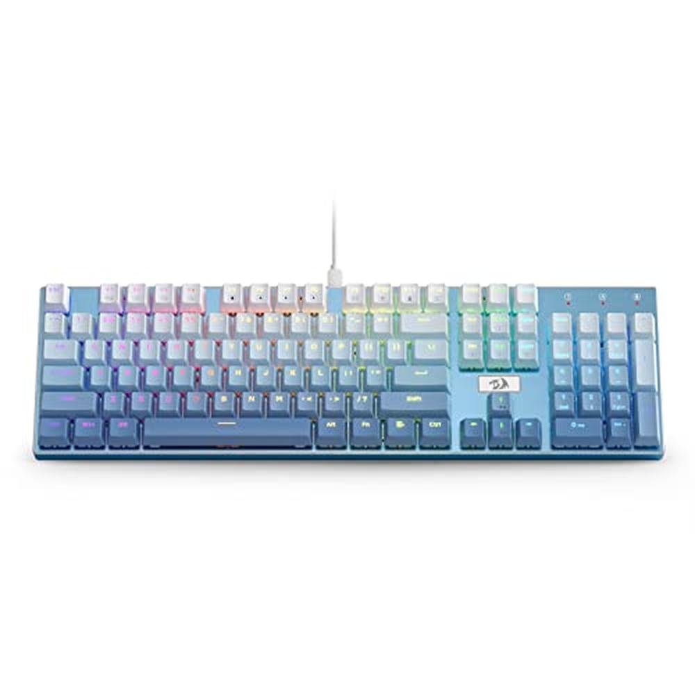 Redragon K556: Redragon K556 Pro RGB LED Backlit Wired – Side View