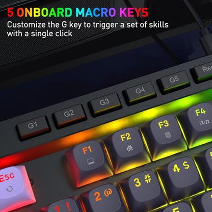 Keyboard Redragon: Redragon K580 HE Rapid Trigger Gaming – In Use