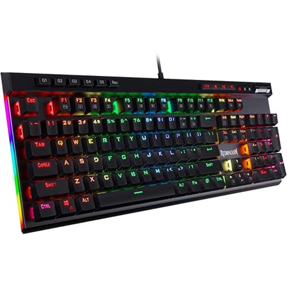 Macro Redragon Keyboard: Redragon K580 VATA RGB LED Backlit – Front View