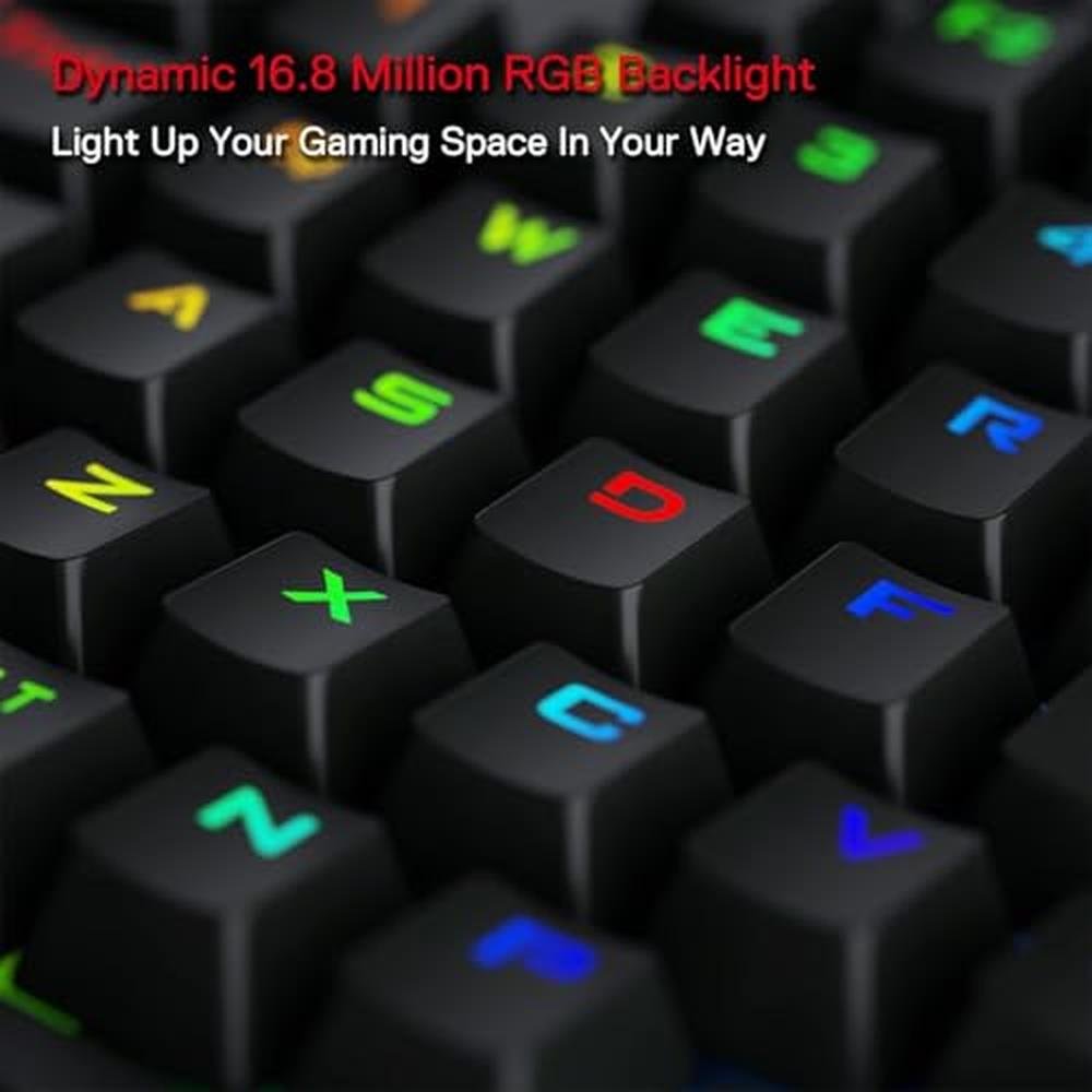 Keys Redragon: Redragon K585 PRO Wireless One-Handed – In Use