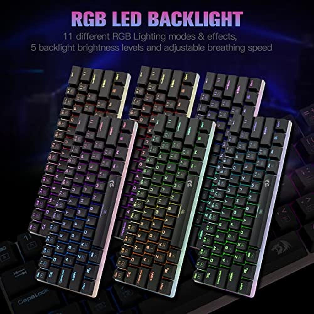 Gaming Keyboard: Redragon K605 Alien Giant Mechanical – In Use
