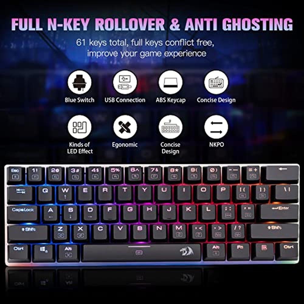 Gaming Keyboard: Redragon K605 Alien Giant Mechanical – Packaging