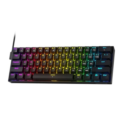 Gaming Keyboard: Redragon K617 HE Rapid Trigger Gaming – Front View