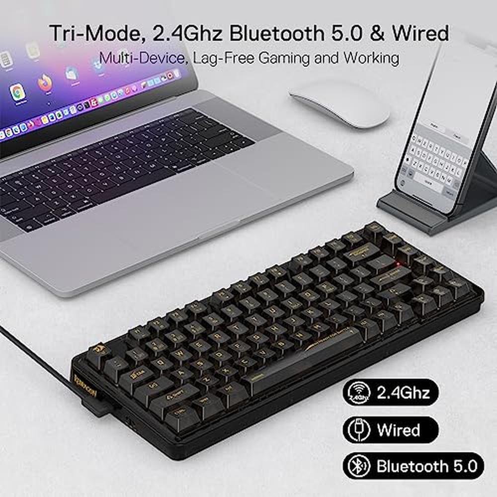 Keyboard Redragon K649 PRO: 78% Wireless Gasket RGB Gaming – Packaging
