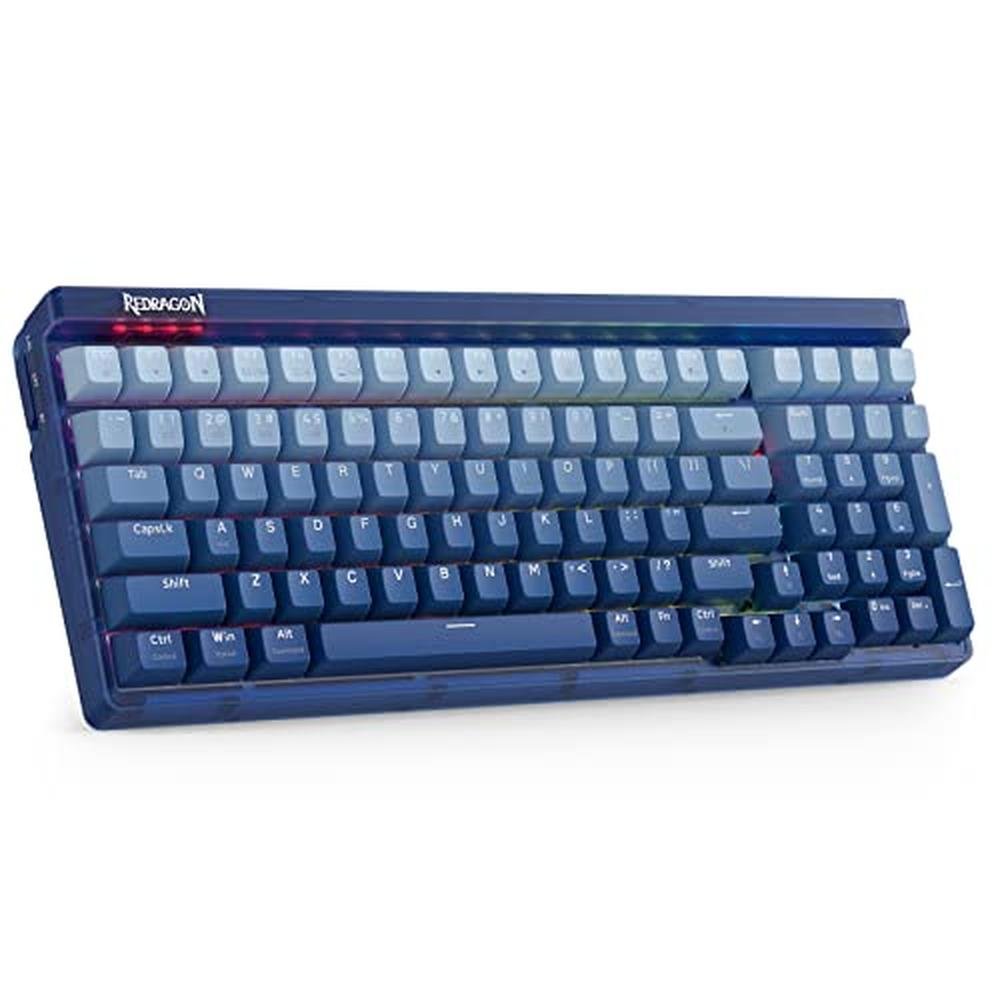 Keyboard Redragon K656 PRO: 3-Mode Wireless RGB Gaming – Front View