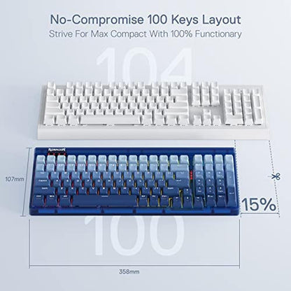 Keyboard Redragon K656 PRO: 3-Mode Wireless RGB Gaming – In Use
