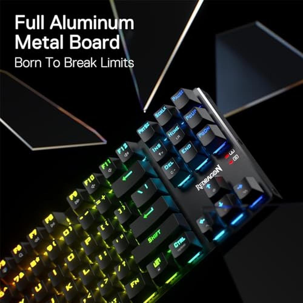 Keyboard Keys: Redragon K660RGB-PRO K556 TKL Wireless – In Use