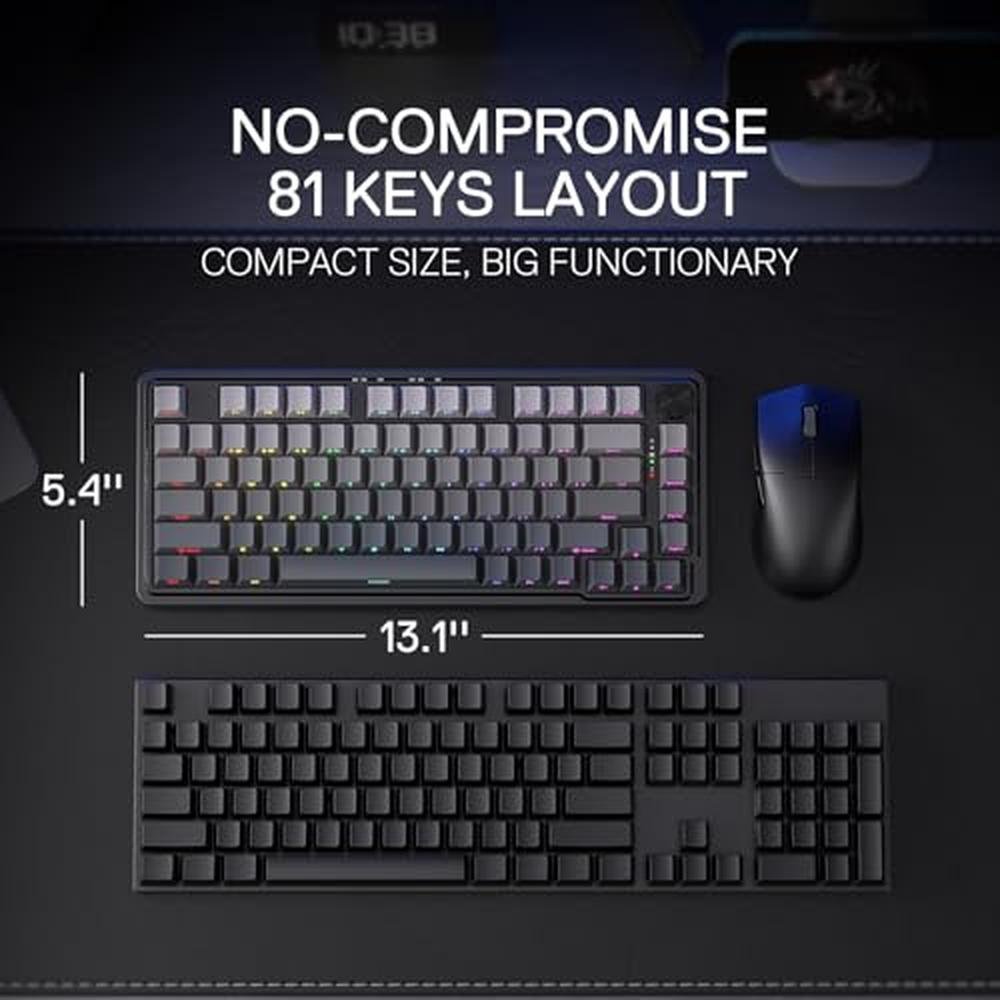 Redragon K673 GB 75 Wireless Gasket RGB Gaming Keyboard – Close-up Detail