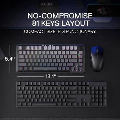 Redragon K673 GB 75 Wireless Gasket RGB Gaming Keyboard – Close-up Detail