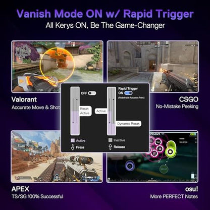 Gaming Keyboard Redragon K673 HE Rapid Trigger – Packaging