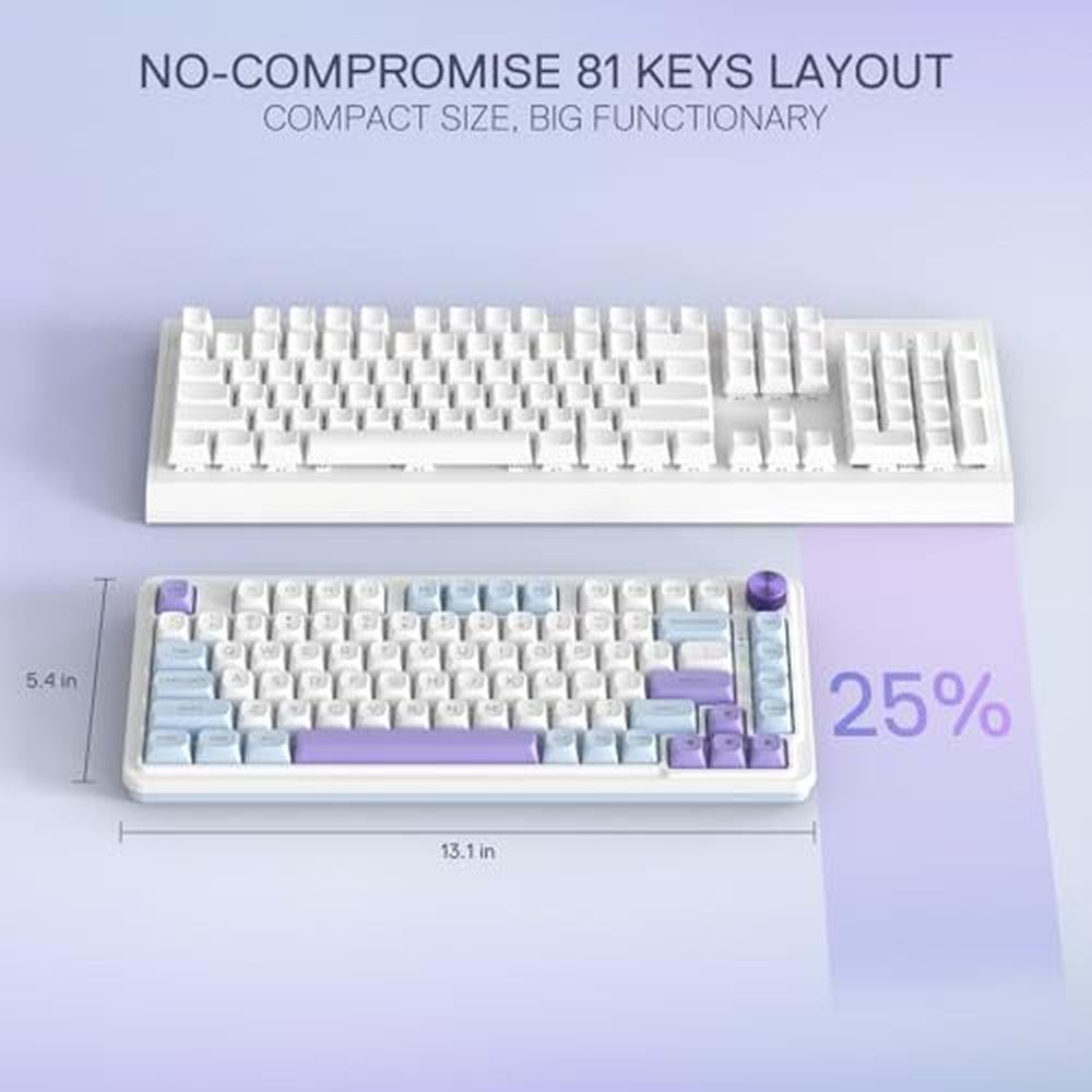 Gaming Keyboard Redragon K673 MAX 75% Wireless Gasket RGB – Close-up Detail