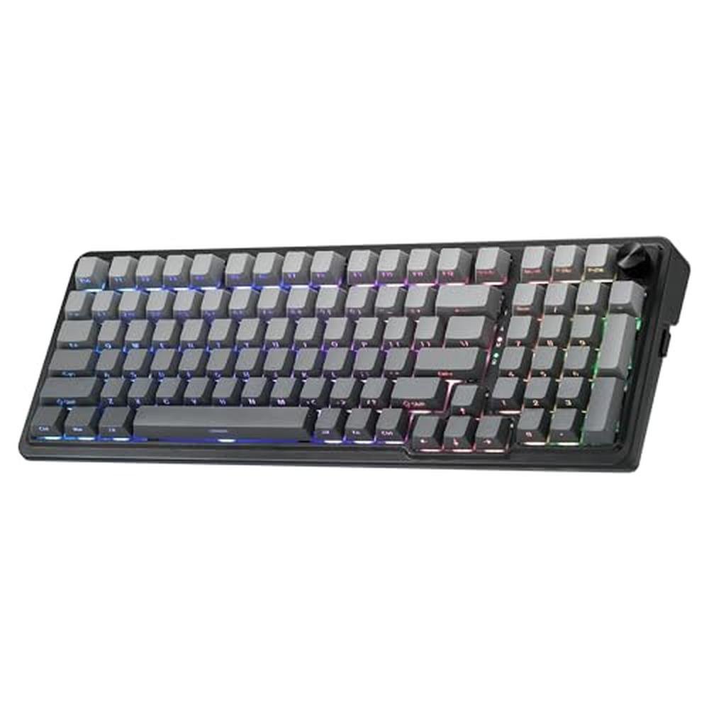 RGB Keyboard: Redragon K686 PRO 98 Keys Wireless Gasket RGB – Front View