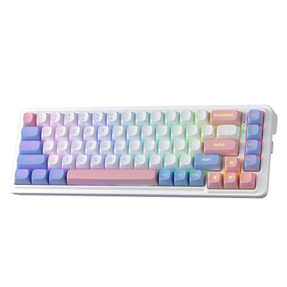 Gaming Keyboard: Redragon K709 PRO 65% Wireless Gasket RGB – Front View