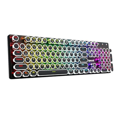 Redragon K710: Wireless Typewriter Style Mechanical Gaming – Front View