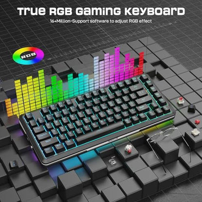 Redragon K713 Wireless Mechanical Keyboard – Close-up Detail