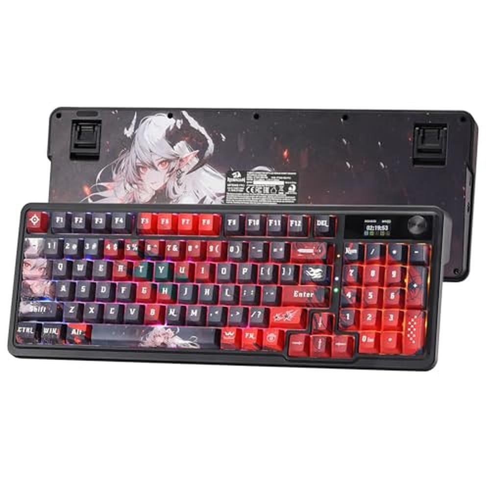 Keyboard Redragon K719 Pro: Wireless Gasket Gaming Keyboard – Front View