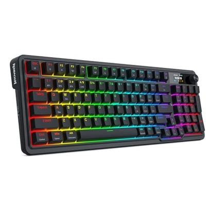 Gaming Keyboard: Redragon K719 Wireless Gasket Mechanical – Side View