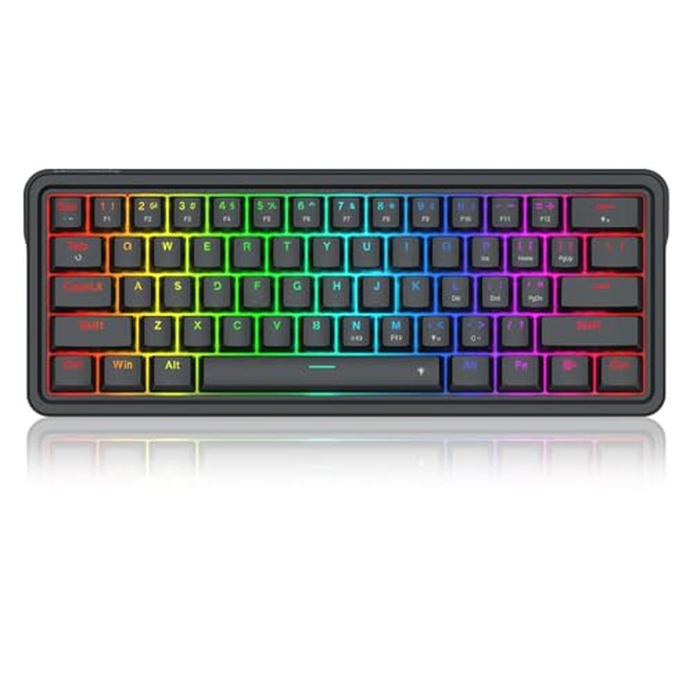 Gaming Keyboard: Redragon K722 60% Wired Gasket RGB – Side View