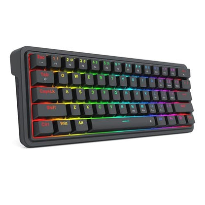 Gaming Keyboard: Redragon K722 60% Wired Gasket RGB – Close-up Detail