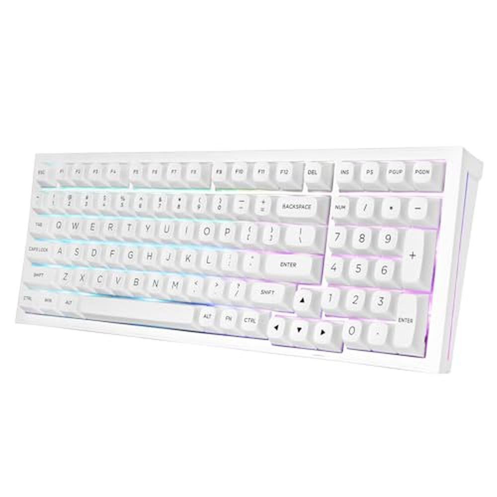 Redragon K723: Wireless Mechanical Gaming Keyboard Creamy – Front View