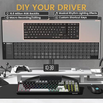 Keyboard Redragon: Redragon K742 Wireless Mechanical Gaming – In Use