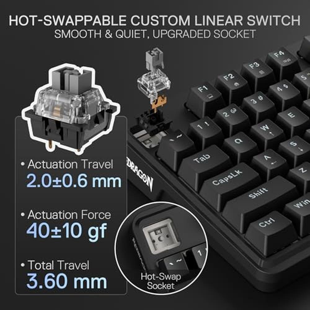 Gaming Keyboard Redragon K745 – Packaging