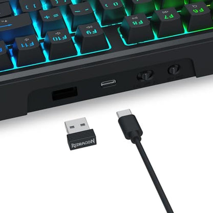 Gaming Keyboard: Redragon K762 Wireless Gasket Mechanical – Packaging