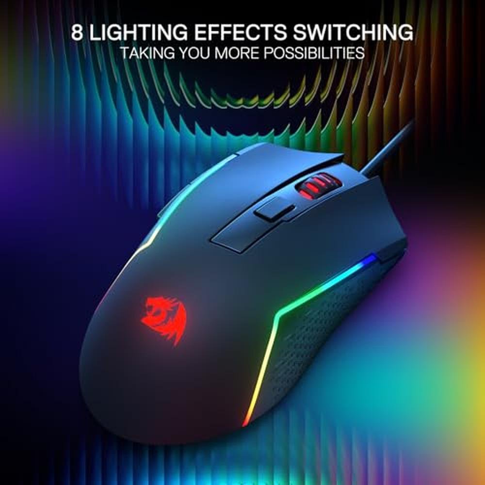 Mouse Redragon M616 RGB Gaming Mouse – In Use