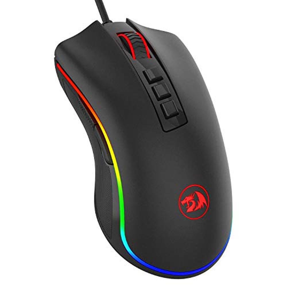Redragon M711 Cobra Gaming Mouse with 16.8 Million RGB – Front View